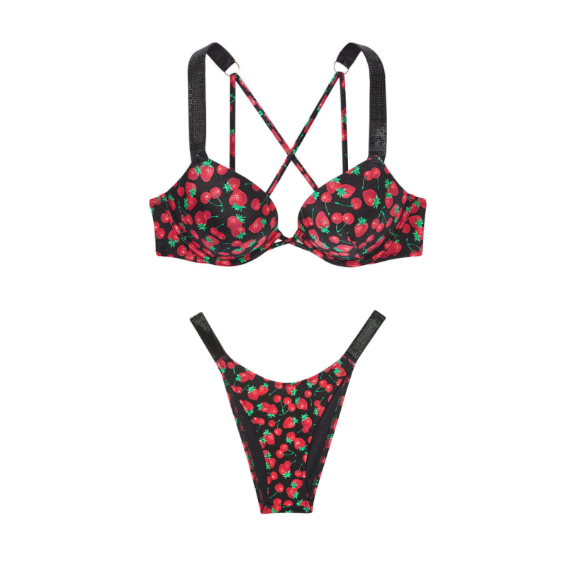 Купальник Swim Shine Strap Sexy Tee Add-2-Cups Push-Up Mixed Berry