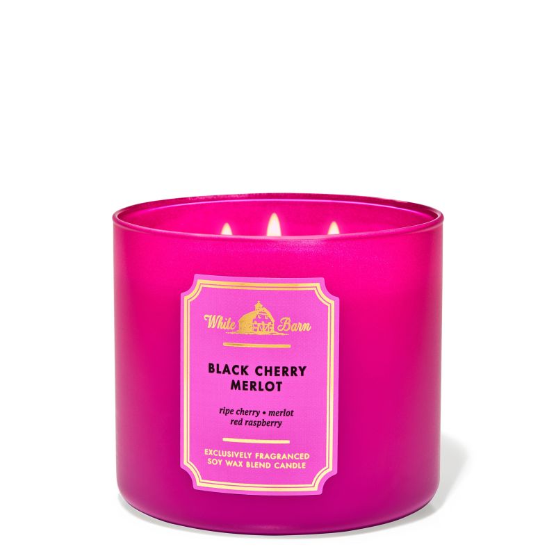 Ароматизована свічка Black Cherry Merlot 3-Wick Candle