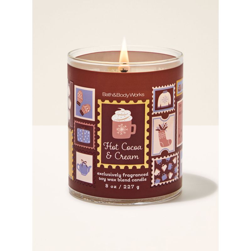 Ароматизована свічка Hot Cocoa & Cream 1-Wick Candle