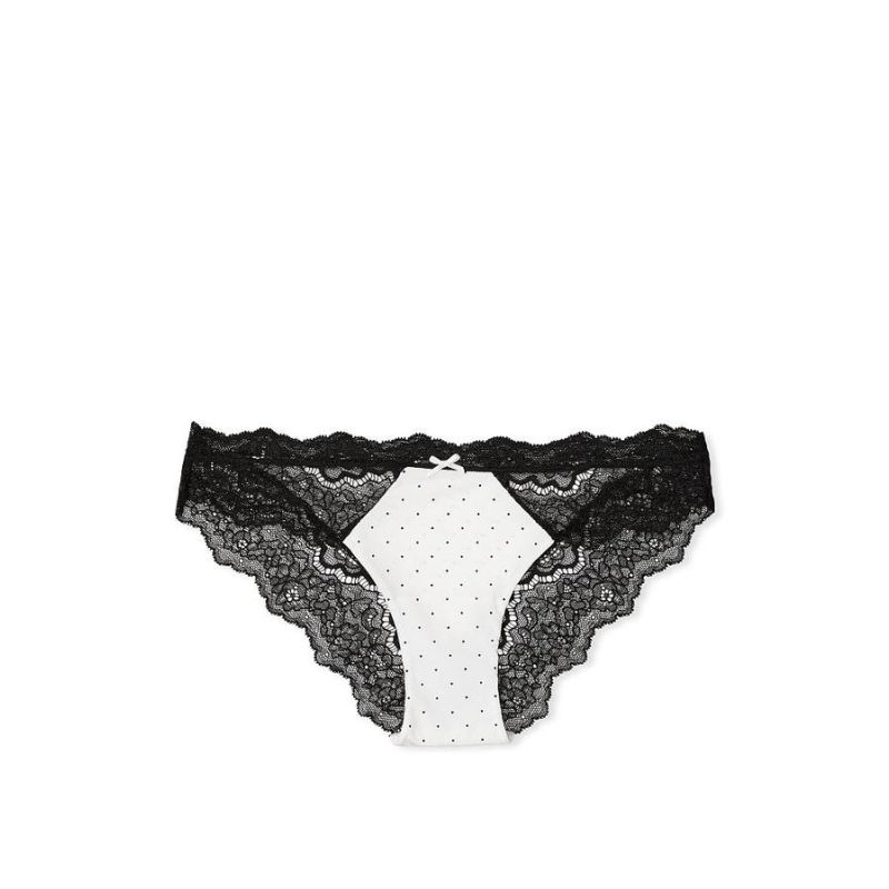 Жіночі трусики Dream Angels Lace Cheeky Black Dot N