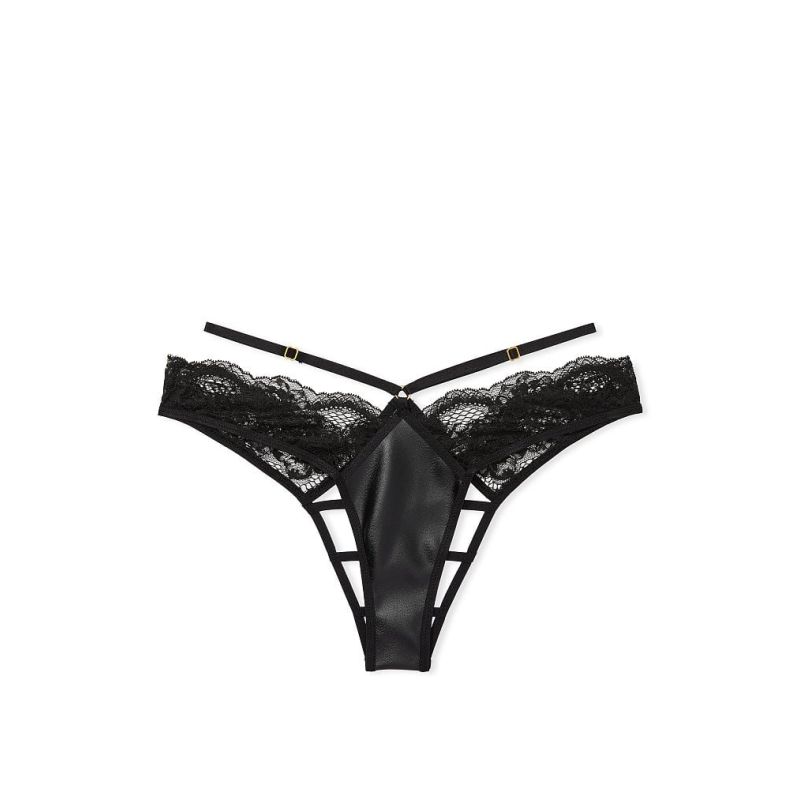 Трусики Fishnet Floral Open Back Brazilian Panty