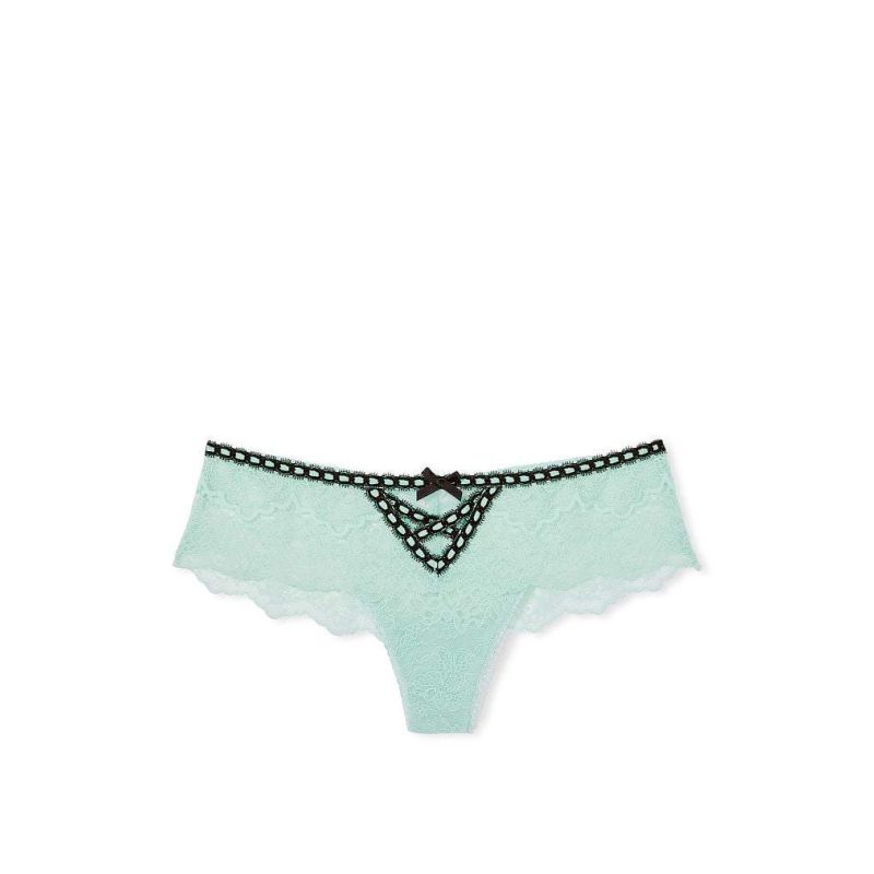 Трусики Heritage Ribbon Slot Hipster Thong Panty Opal Blue
