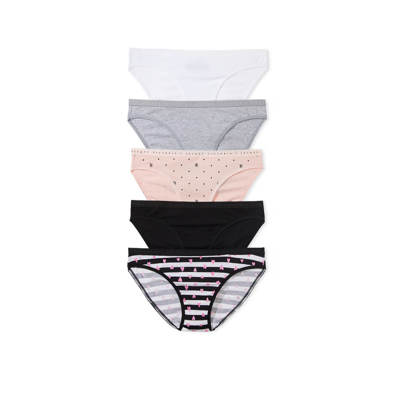 Набір трусиків 5-Pack Cotton Stretch Bikini Panties Mix