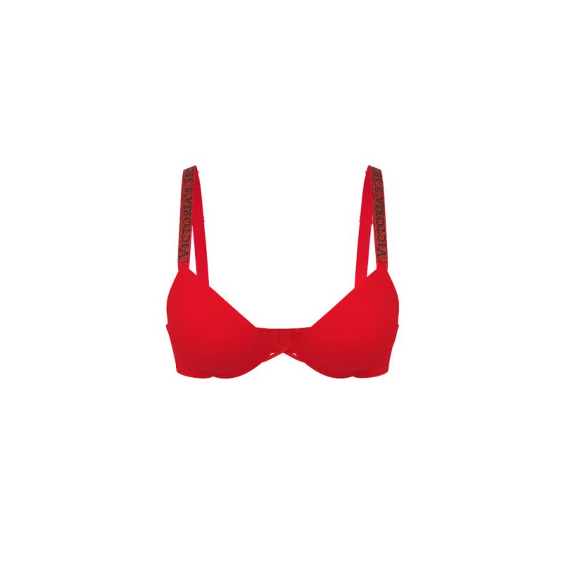 Бюстгальтер Logo Shine Strap Push-Up Bra Lipstick