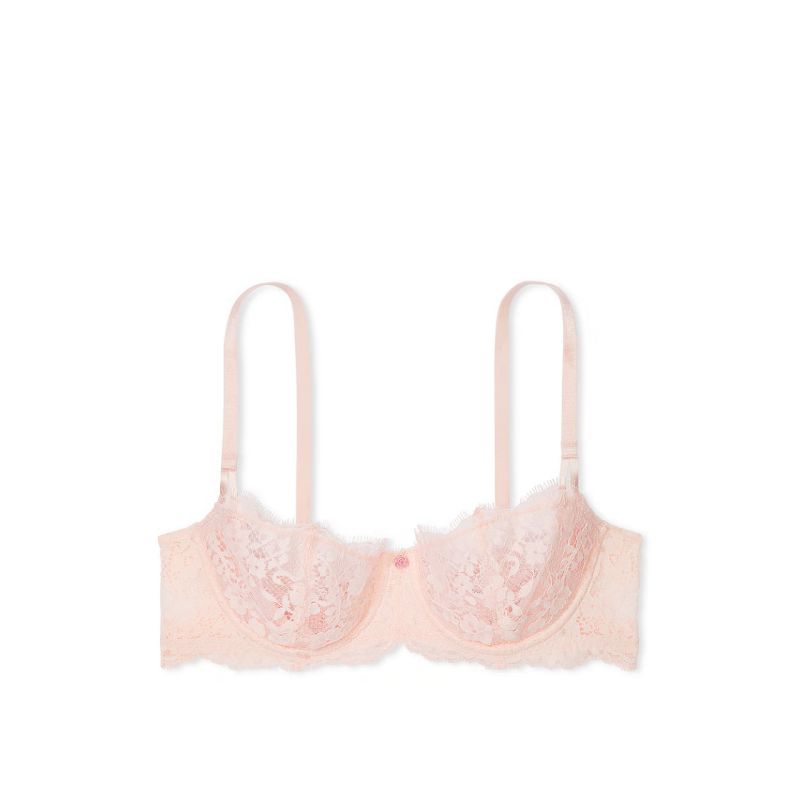 Бюстгальтер Dream Angels Wicked Unlined Lace Balconette Bra Purest Pink