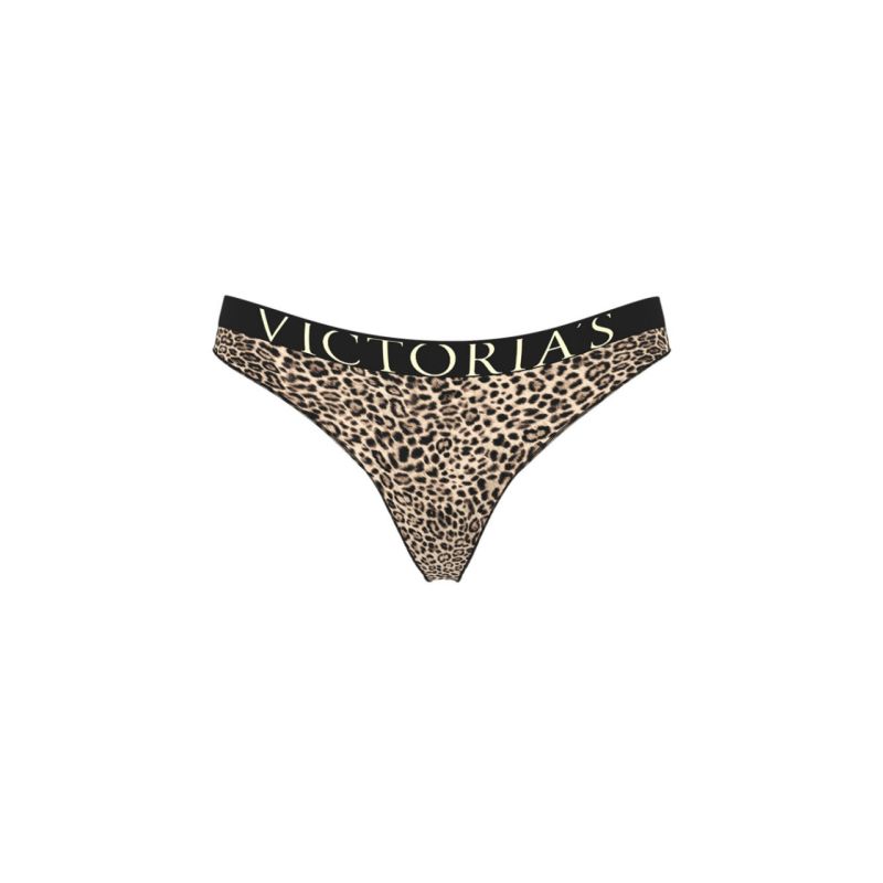 Трусики Exploded Logo Cotton Thong Panty Leo