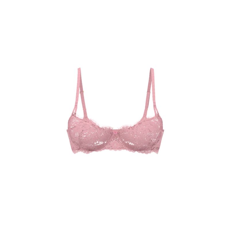 Бюстгальтер Dream Angels Wicked Unlined Lace Balconette Bra Petal Pink