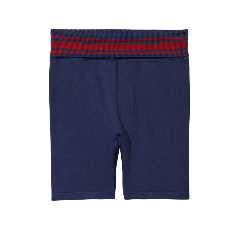 Спортивні шорти PINK Flip It Seamless Foldover Shorts Midnight Navy