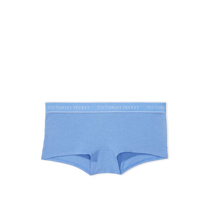 Трусики Logo Cotton Boyshort Panty Blue Bonnet