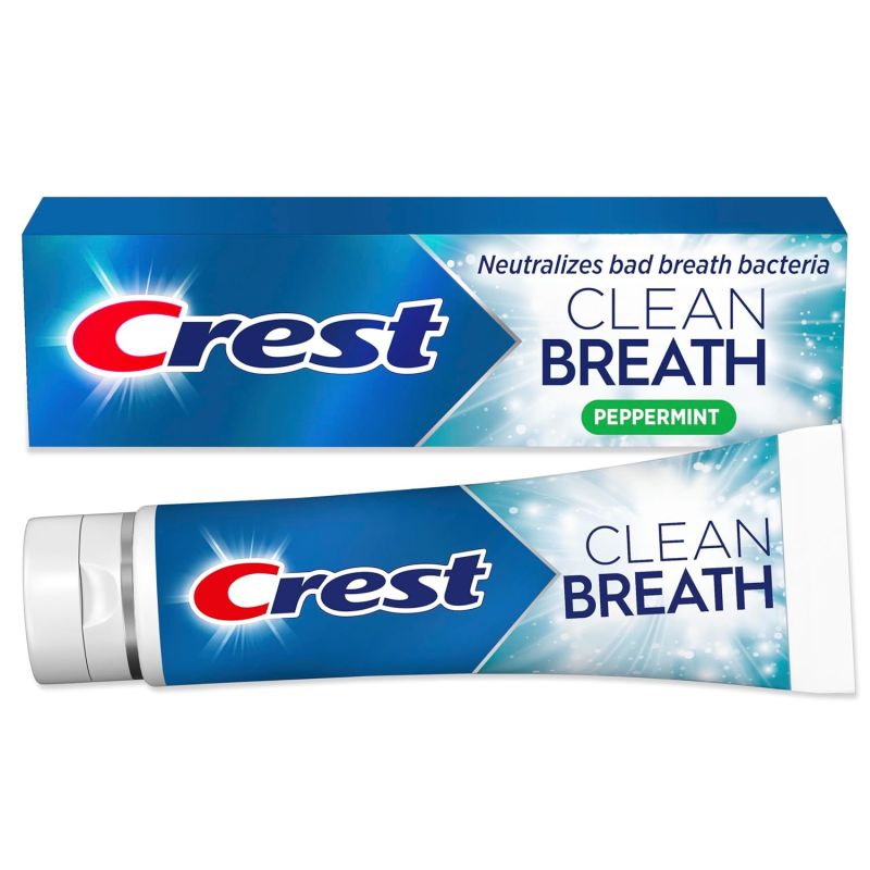 Зубна паста Crest Toothpaste Clean Breath Peppermint