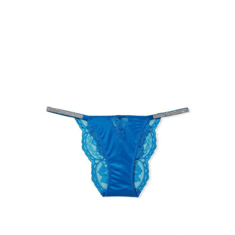 Жіночі трусики Very Sexy Shine Strap Cheekini Panty Blue