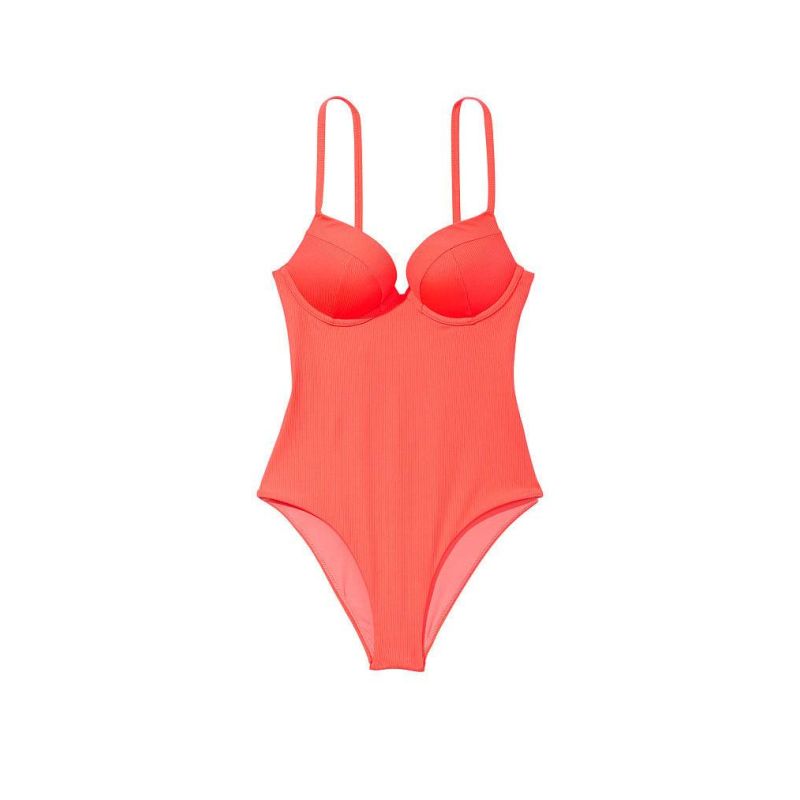 Суцільний купальник Sexy Tee Push Up One-Piece Swimsuit Coral Blaze