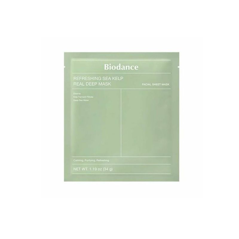 Гідрогелева маска Refreshing Sea Kelp Real Deep Mask Biodance