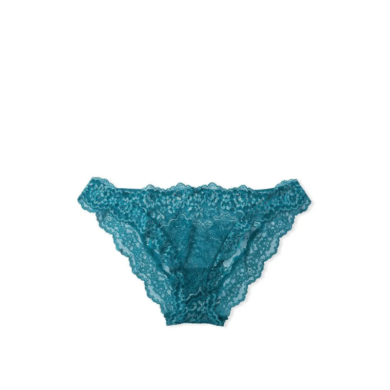 Трусики Dream Angels Floral Lace Cheekini Panty Blue