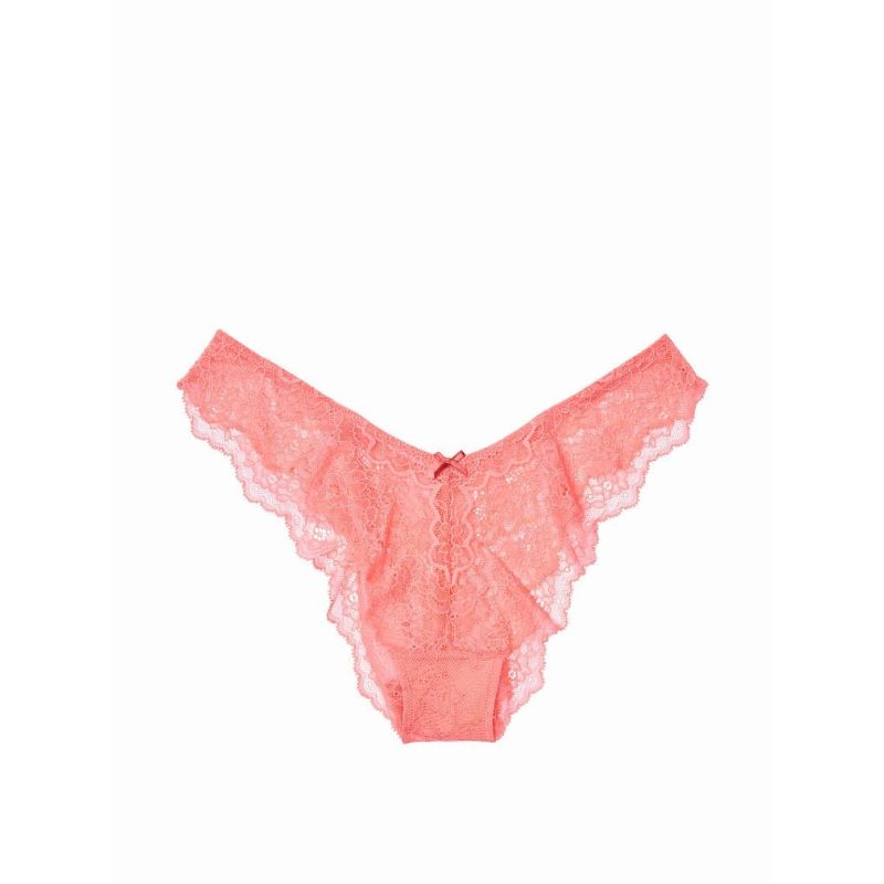 Трусики Lace Brazilian Panty Pink
