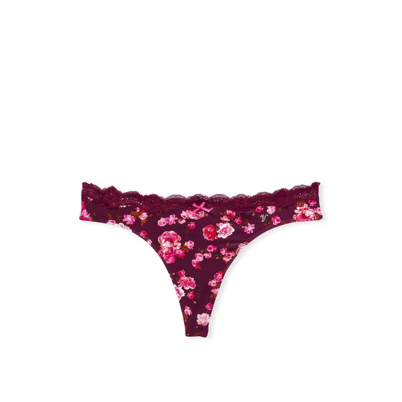 Трусики Dream Angels Lace Thong Flowers