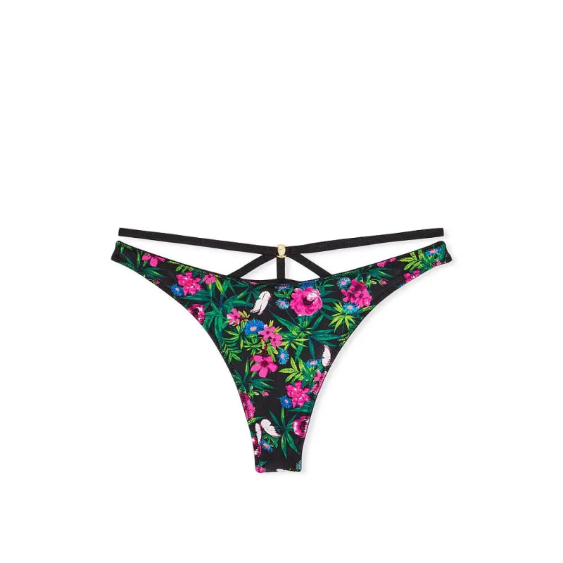Трусики So Obsessed Strappy Thong Panty Flowers
