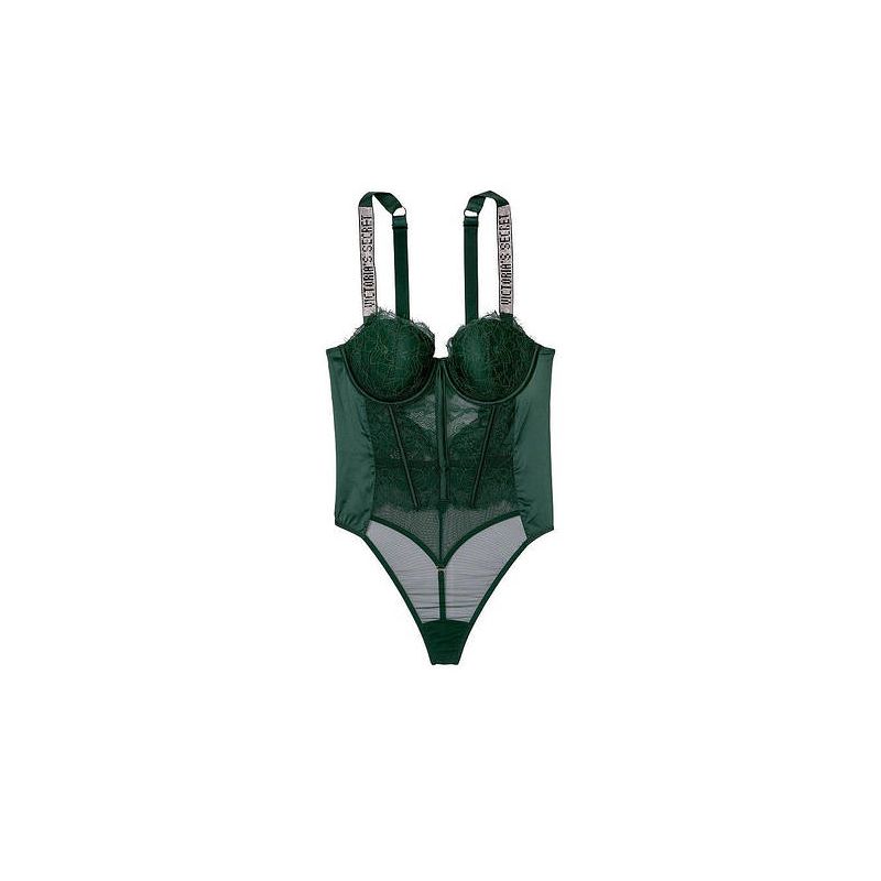 Боді Logo Shine Strap Teddy Green