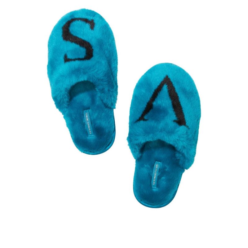 Домашні тапочки Closed Toe Faux Fur Slipper Evening Tide