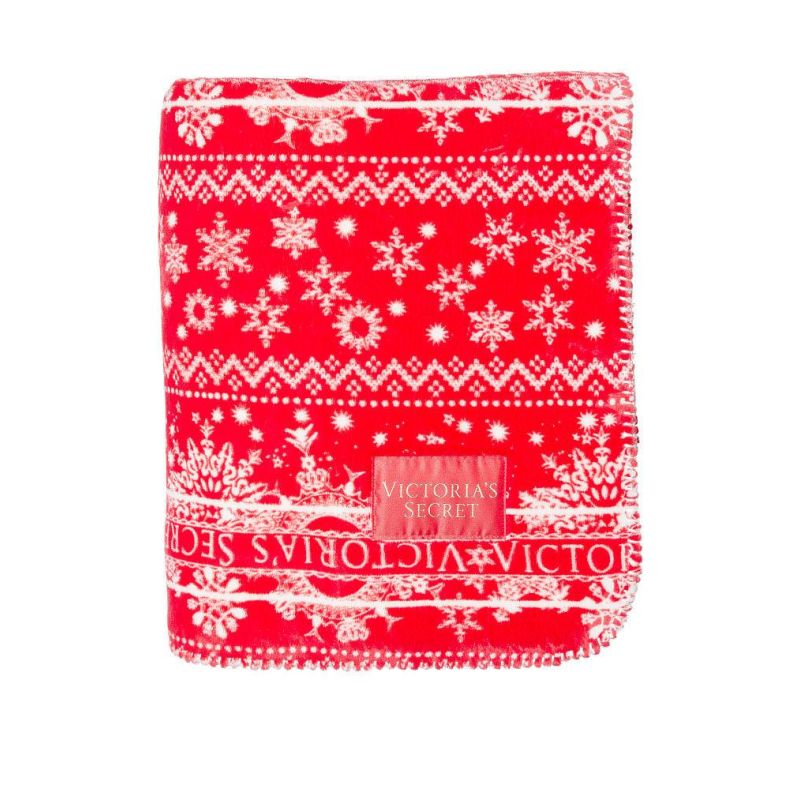 Плед Plush Fleece Blanket Red червоний