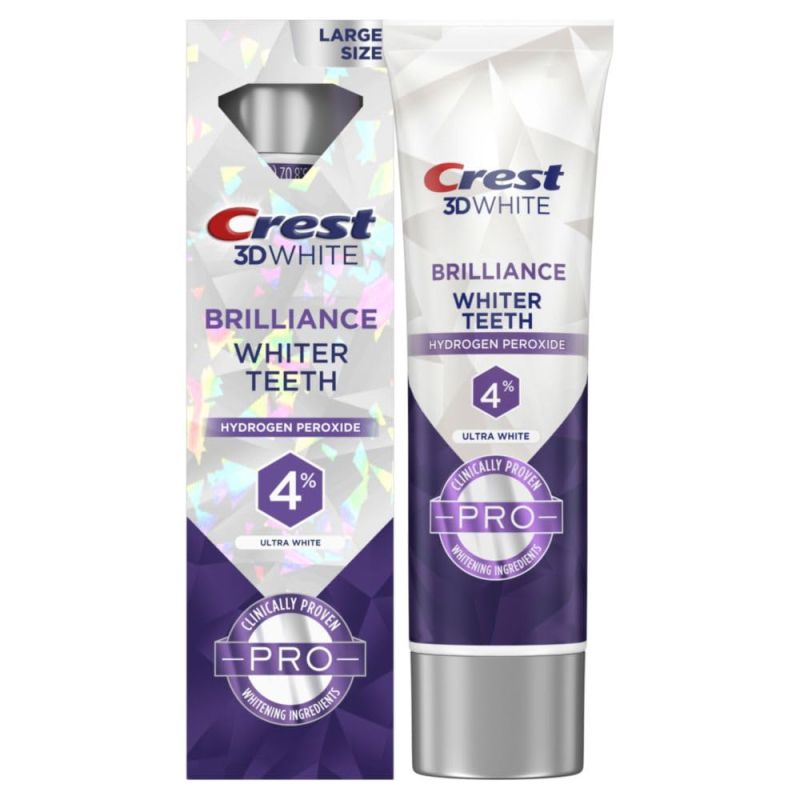 Відбілююча зубна паста Crest 3D White Brilliance Pro Ultra White Teeth Whitening Toothpaste