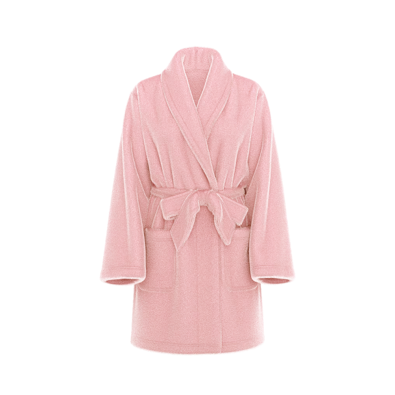 Плюшевий халат Short Cozy Robe Pretty Blossom VS