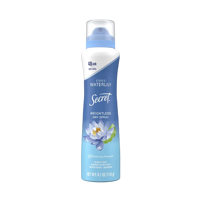 Дезодорант Weightless Dry Spray Cool Waterlily Secret