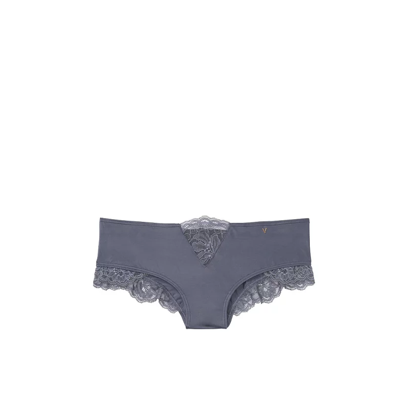 Жіночі трусики Very Sexy Micro Lace Inset Cheeky Panty Grey
