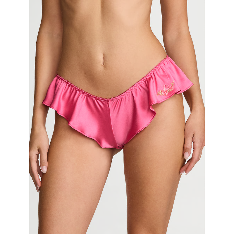Трусики Very Sexy Satin Flutter Cheeky Panty RSVP Pink