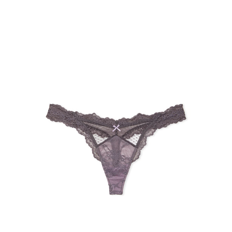 Трусики Dream Angels Lace & Mesh Thong Panty Tornado