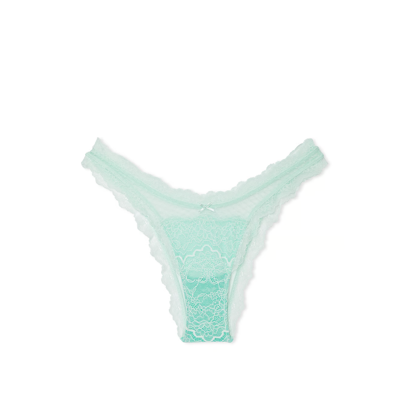 Трусики Dream Angels Lace & Mesh Brazilian Panty Crystal Water