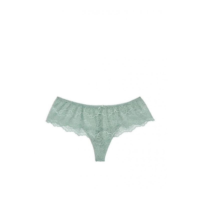 Трусики Dream Angels Floral Lace Thong Hipster Sage Dust
