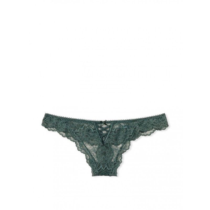 Жіночі трусики Dream Angels Floral Lace Thong Green