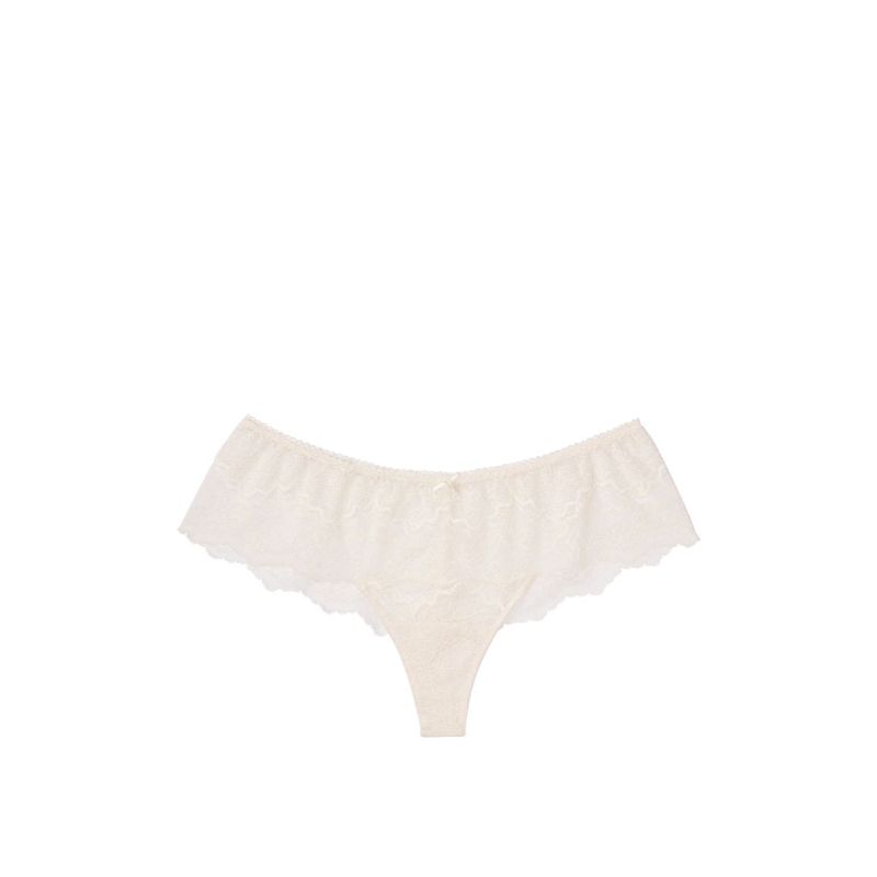 Трусики Dream Angels Lace Thong Hipster White