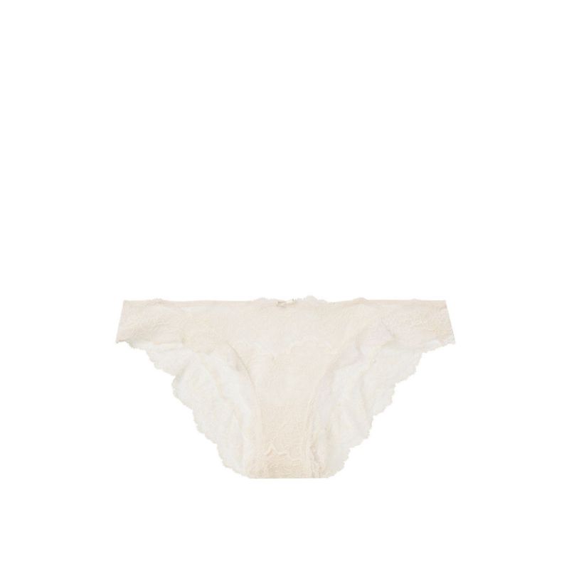 Жіночі трусики Dream Angels Floral Lace Cheekini Panty Coconut White