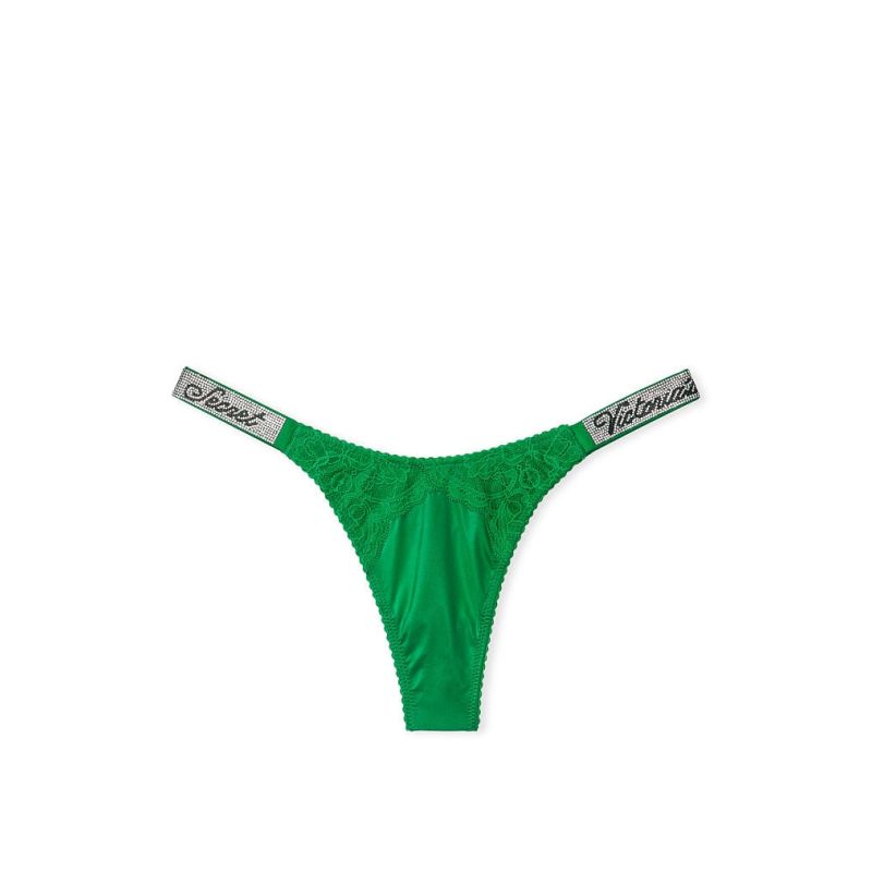 Трусики Very Sexy Shine Strap Thong Panty Green