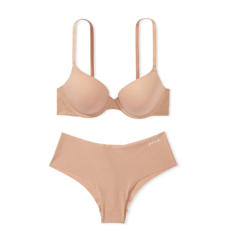 Комплект Wear Everywear T-Shirt Lightly-Lined Bra Praline