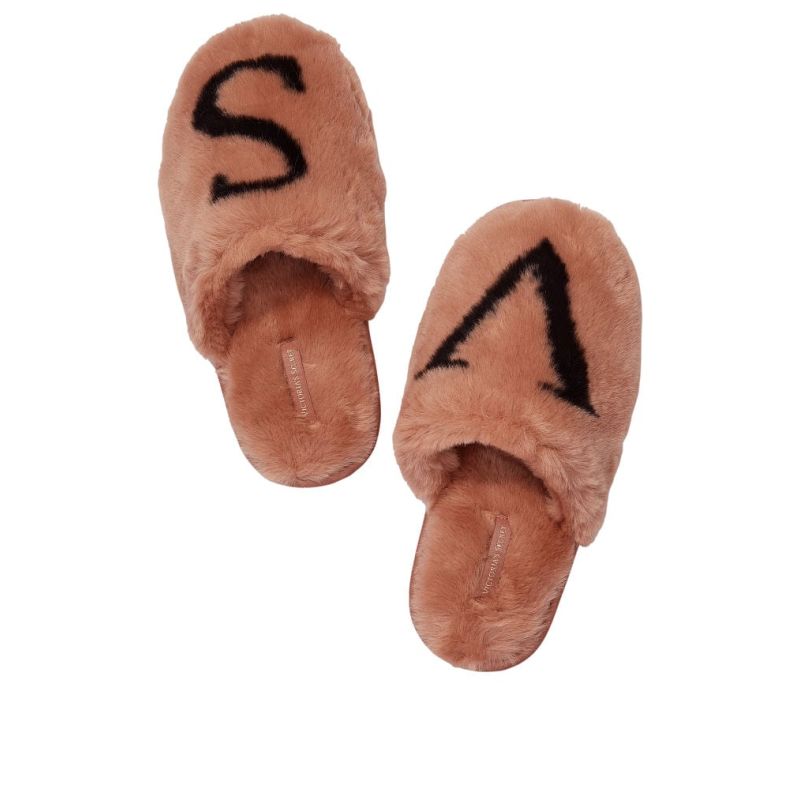 Домашні тапочки Closed Toe Faux Fur Slipper Chemise Blush