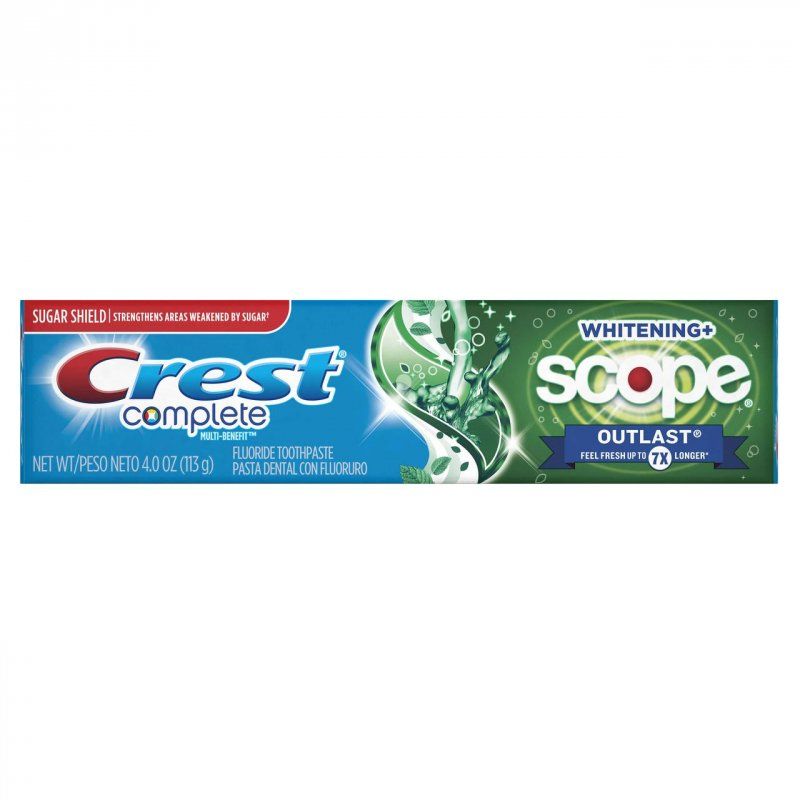 Зубна паста Crest Complete Whitening + Scope, Long Lasting Mint Toothpaste