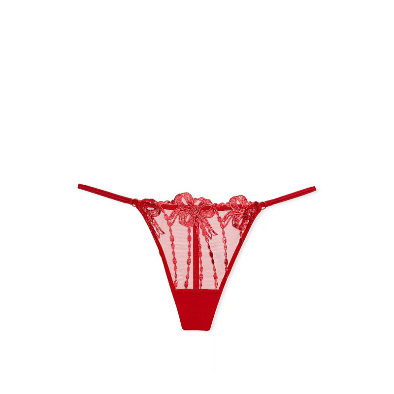 Трусики Dream Angels Bow Embroidery V-String Panty