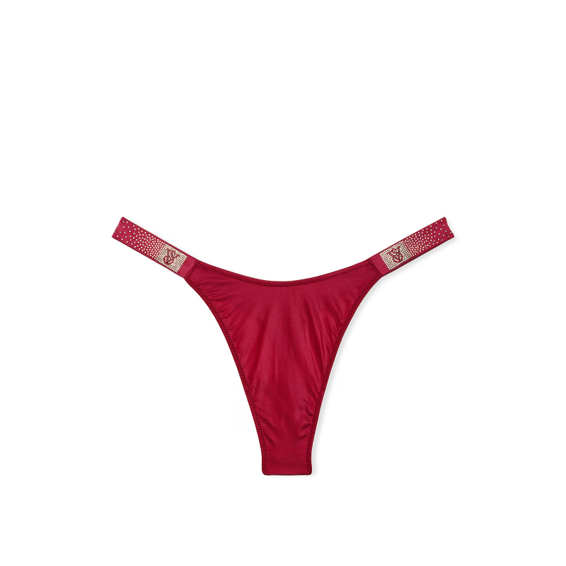 Трусики Very Sexy Scattered Shine Strap Smooth Thong Panty Red Lacquer