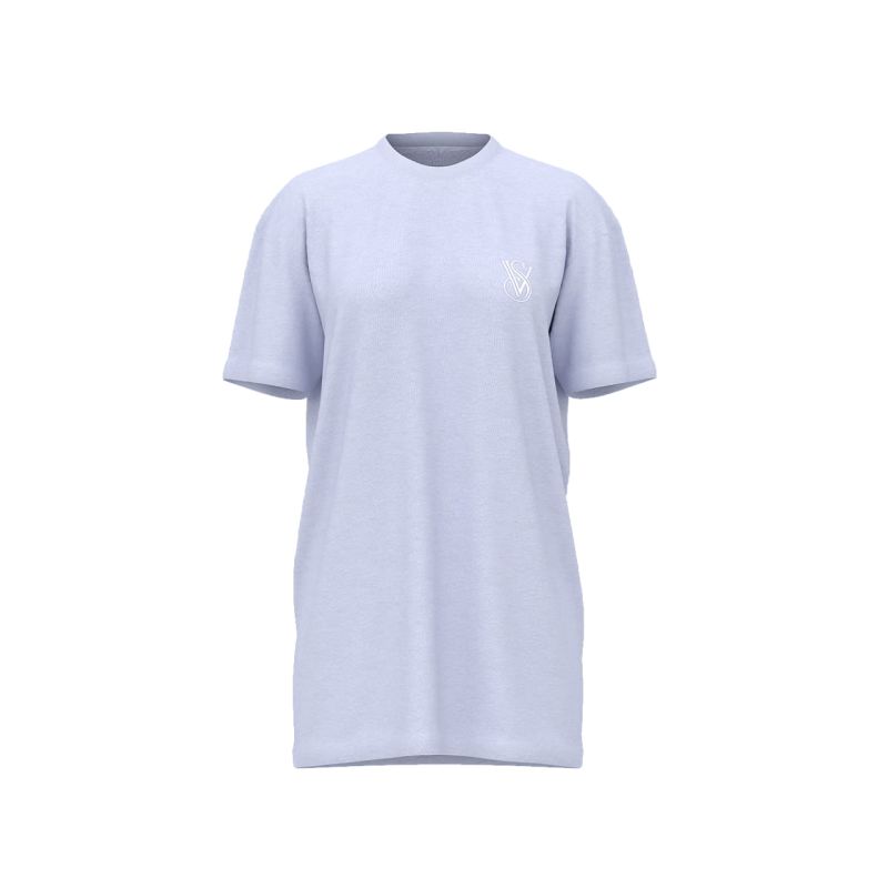 Нічна сорочка Oversize Cotton Sleep Tee Air Blue
