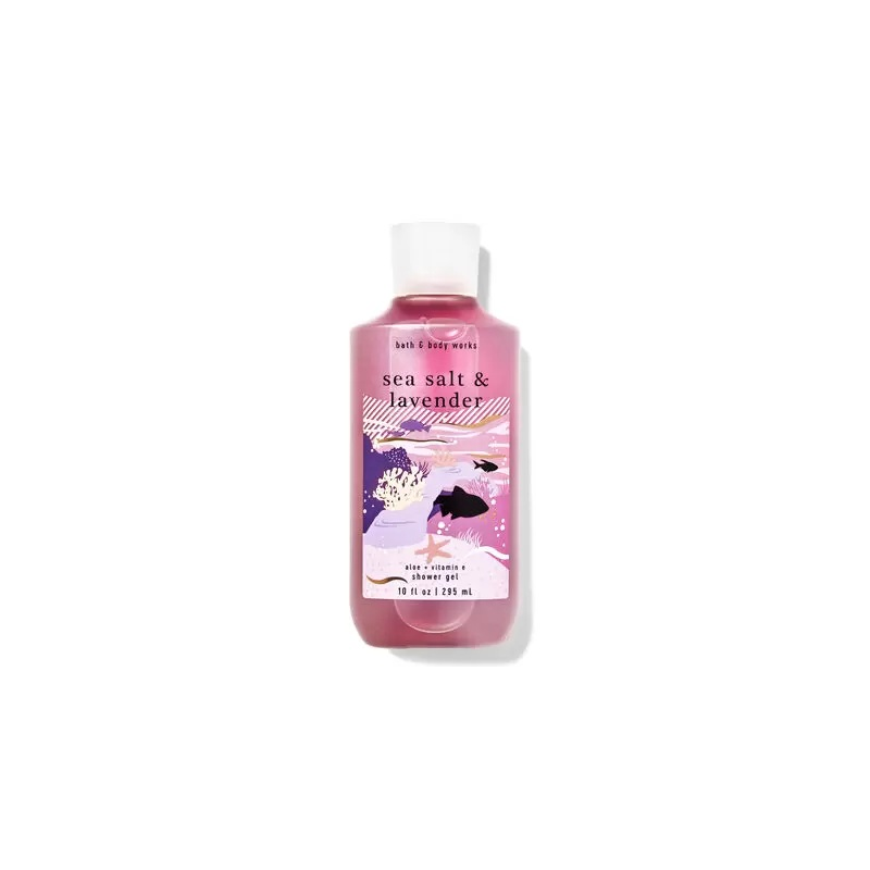 Парфумований гель для душу Sea Salt & Lavender від Bath and Body Works