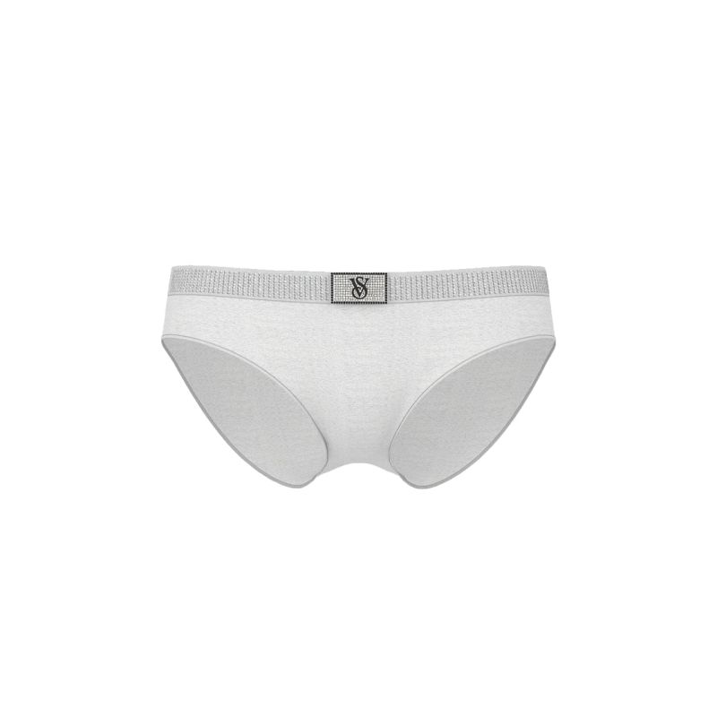 Трусики Shine-Waist Cotton Hiphugger Panty Stone Htr Grey