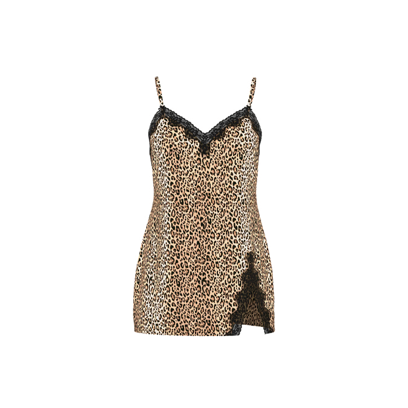 Нічна сорочка Tease Satin Lace Trim Mini Slip Leo VS