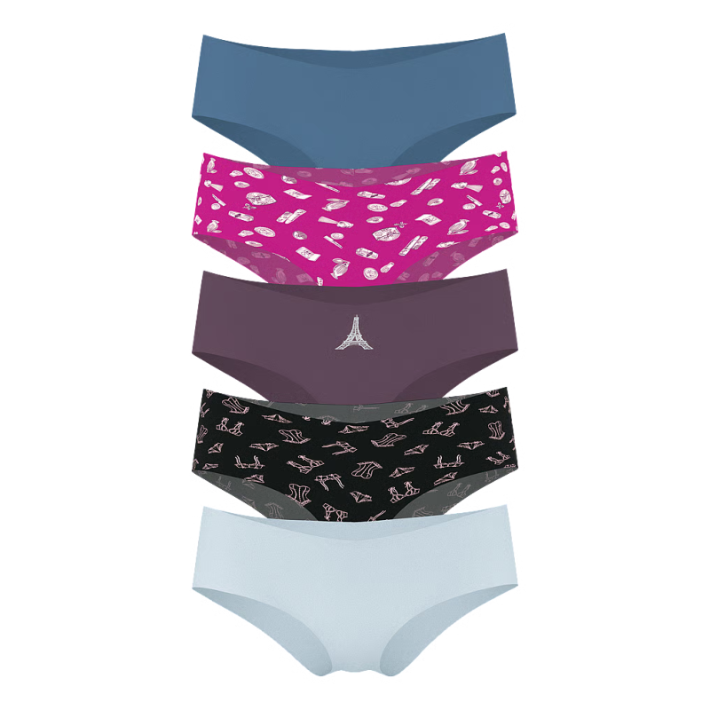 Набір трусиків 5-Pack No-Show Cheeky Panties N