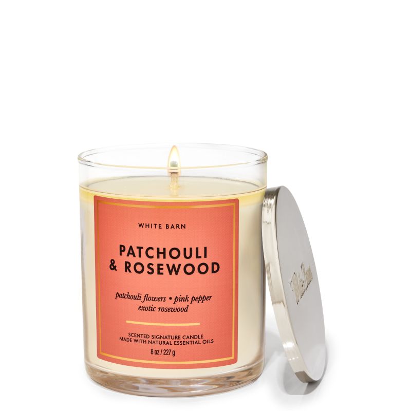 Ароматизована свічка Patchouli & Rosewood Candle
