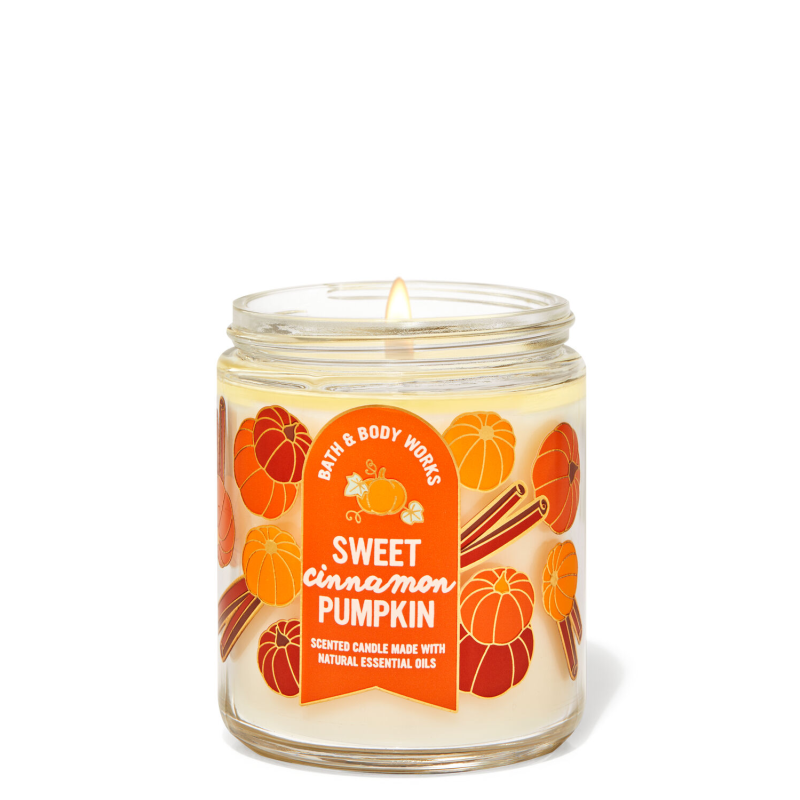 Ароматизована свічка Sweat Cinnamon Pumpkin Bath & Body Works
