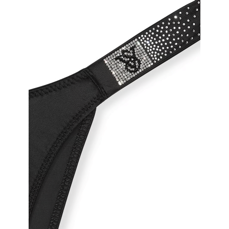 Комплект Very Sexy Scattered Shine Strap Push-Up Bra & Brazilian Panty Black VS