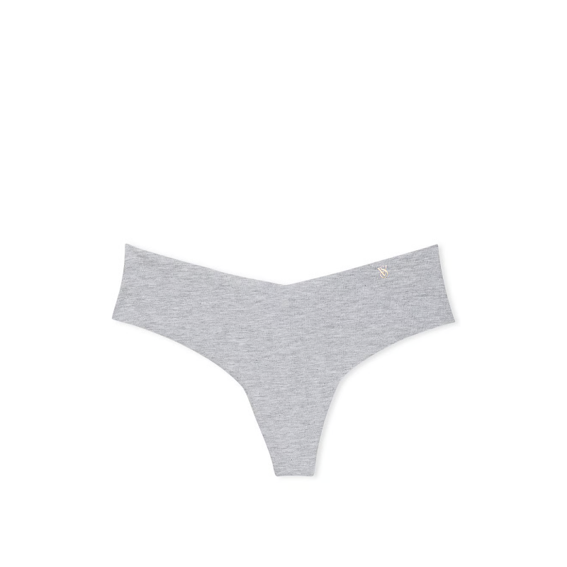 Трусики No-Show Cotton Thong Panty Heather Grey
